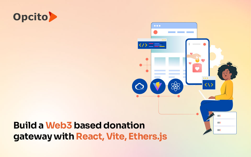 Steps to build a Web3 application with React, Vite, and Ethers.js