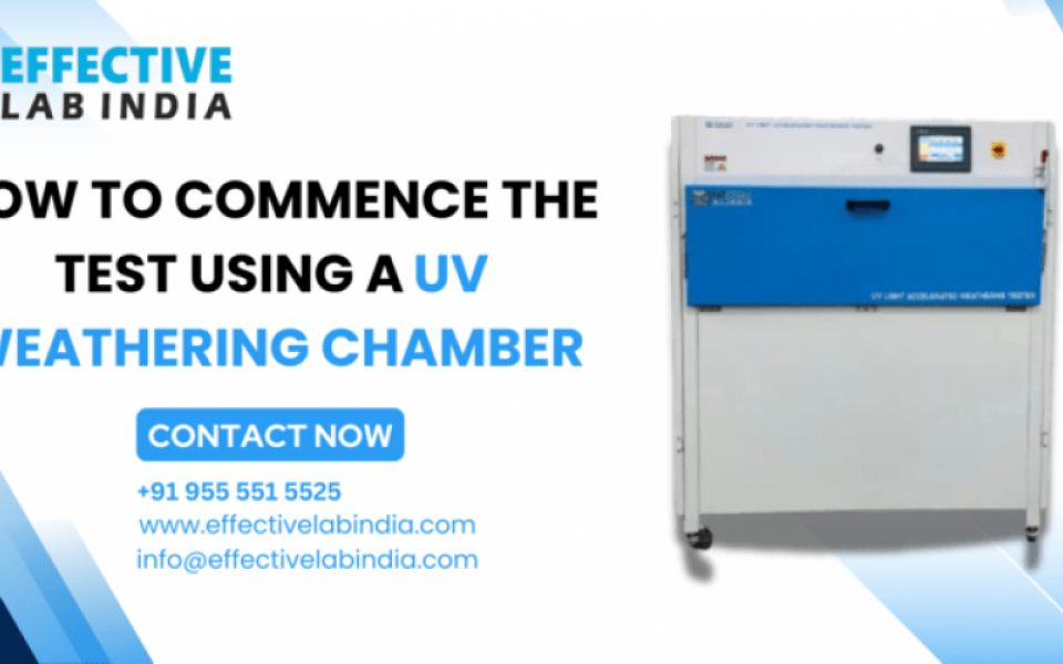 How to Commence the Test Using a UV Weathering Chamber