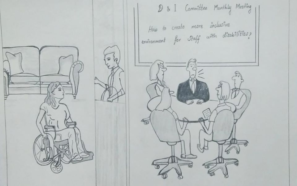 Why don’t some organisations have staff with disabilities on their Diversity & Inclusion Committees?