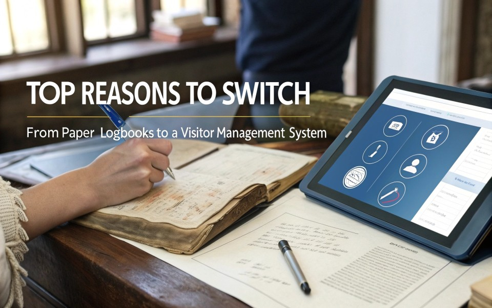 Top Reasons to Switch from Paper Logbooks to a Visitor Management System