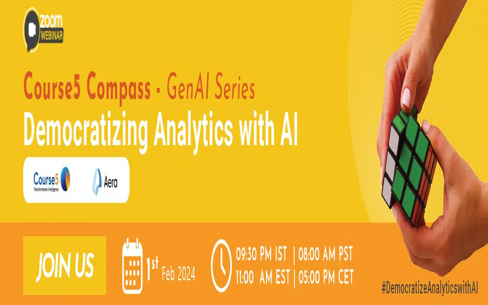 GenAI Series Webinar: Democratizing Analytics with AI 